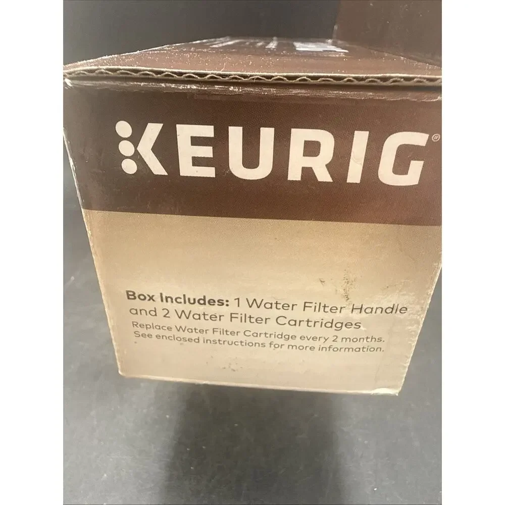 Keurig Tall Handle Water Filter Starter Kit 2 Filters 4 Month Supply New